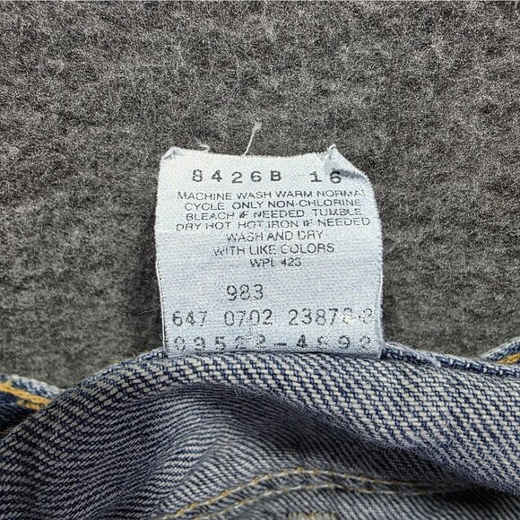 Levis 550 Jeans Womens 22W Medium Light Wash Blue Relaxed Fit Tapered Leg Denim - Picture 6 of 10